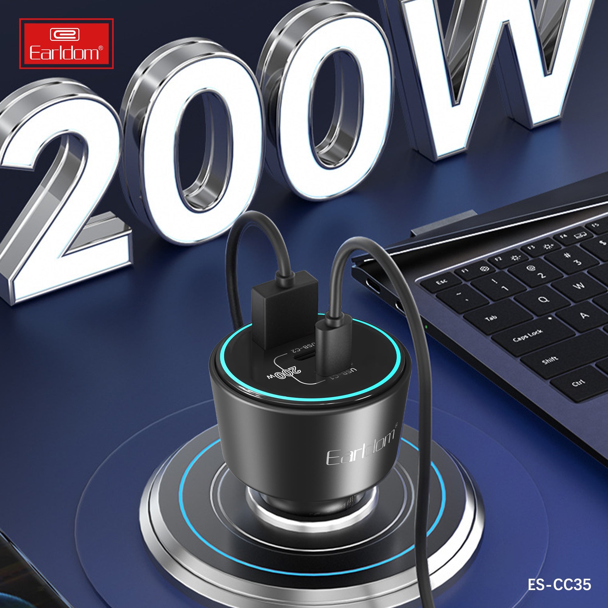 200W Car charger adapter 200W Car charger adapter